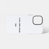 Your Photo or Text Here (Customizable Design) iPhoneケース (裏面横)