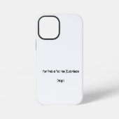Your Photo or Text Here (Customizable Design) iPhoneケース (裏面)