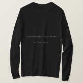 Your Photo or Text Here (Customizable Design) Tシャツ (デザイン正面)