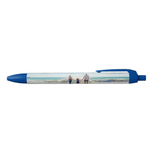Your Photo Pen Gift with Custom Text Name 青ボールペン (トップ)