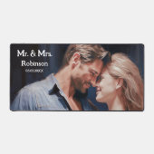 Your Photo Romantic 結婚 Love's デスクマット (正面)