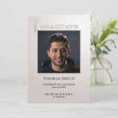 Your Photo Silver Caduceus卒業発表 案内状 (スタンド正面)