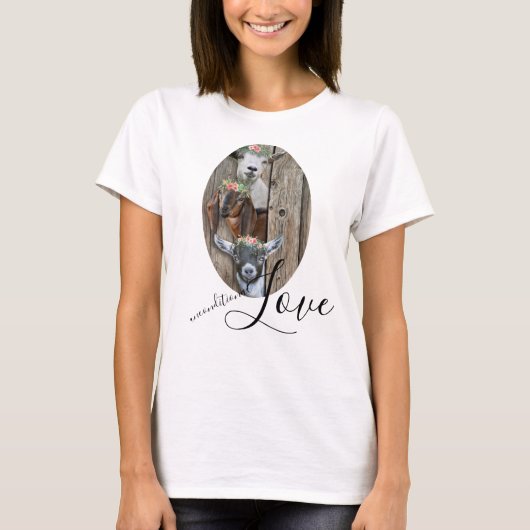 Your Photo Unconditional Love Tシャツ (正面)
