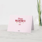 YOUR photo Valentine's Day Firstキス カード (裏面)