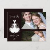 YOUR PHOTOSで日付を保存 –  案内ポストカード (正面/裏面)