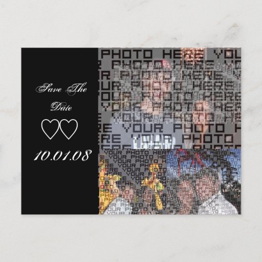 YOUR PHOTOSで日付を保存 – 案内ポストカード (正面)