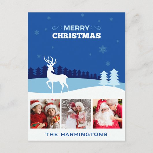 YOUR PHOTOSカスタムクリスマスハガキ シーズンポストカード (正面)