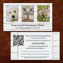 Your Photos動物獣医クリニックアポイントメント 名刺