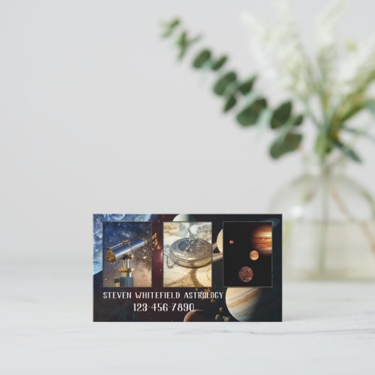 Your Photos天のサイエンスフィクション星占い 名刺 (スタンド正面)
