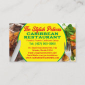 Your Photos カリブの Restaurantケータリングサービス 名刺 (正面)