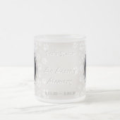 Your Photos Cat Memorial Paw Prints Sand Mug フロストグラスマグカップ (中央)