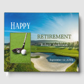Your Photos Golf Retirement Guest Book ゲストブック (正面)
