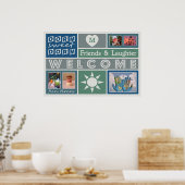 YOUR PHOTOS & MONOGRAMカスタムルームポスター ポスター (キッチン)