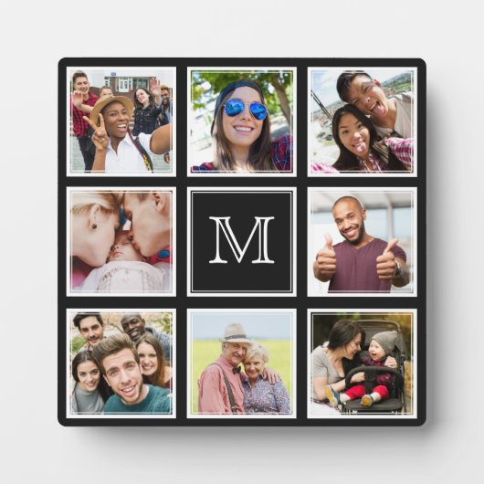 YOUR Photos & Monogramプラークカスタムマーク フォトプラーク (正面)