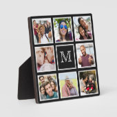 YOUR Photos & Monogramプラークカスタムマーク フォトプラーク (正面)