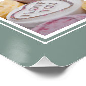 YOUR Photos, Monogram & Color poster ポスター (コーナー)