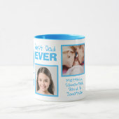 YOUR photos & names最高のパパ マグカップ (中央)