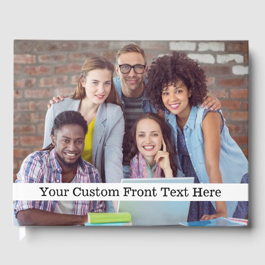 YOUR Photos & Photos文字カスタムゲストブック ゲストブック (正面)