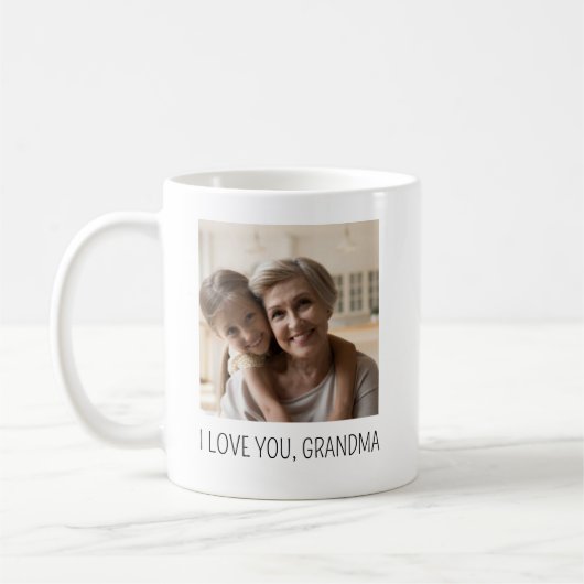 Your picture with your grandparents コーヒーマグカップ (左)