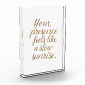 Your Presence: A Slow Sunrise フォトブロック (左)