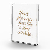 Your Presence: A Slow Sunrise フォトブロック (右)