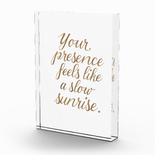 Your Presence: A Slow Sunrise フォトブロック (右)