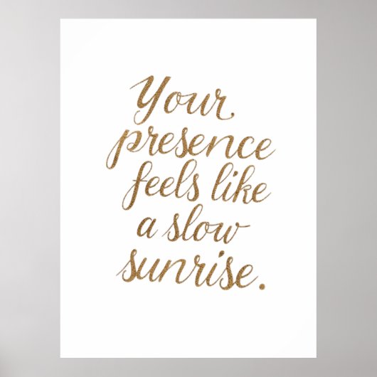 Your Presence: A Slow Sunrise ポスター (正面)