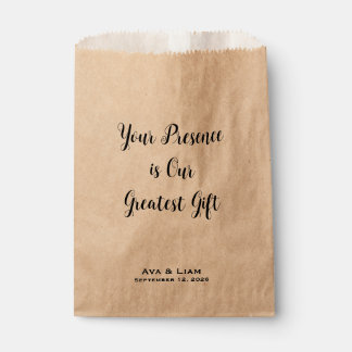 Your Presence is Our Greatest Gift フェイバーバッグ