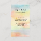 Your Professional カラフル Tree Business Card 名刺 (裏面)