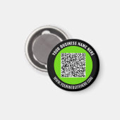 Your QR Code Branded Promotional Magnet Example マグネット (正面/裏面)