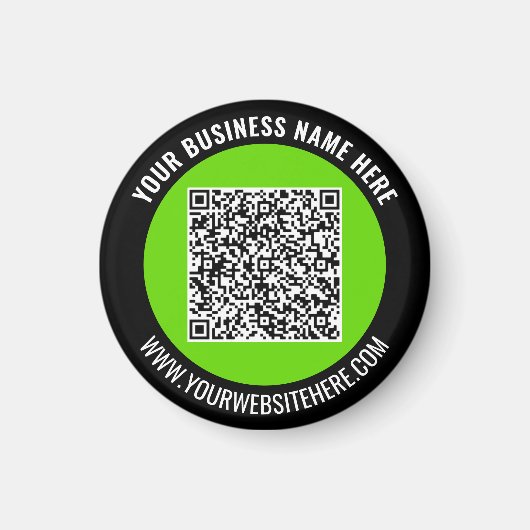 Your QR Code Branded Promotional Magnet Example マグネット (正面)