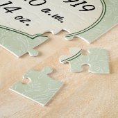 Your Rainbowベビー写真かわいい木と鳥 ジグソーパズル (側面)