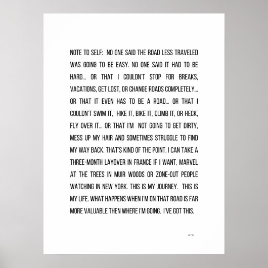 Your Road ポスター (正面)