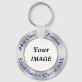 YOUR Schoolのロゴと文字、クラス懇親会キーホルダー キーホルダー (正面)