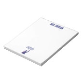 Your Science Teacher Guiding Bright Futures STEM ノートパッド (回転)