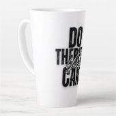 Your Script on Black カフェラテマグ (左アングル)