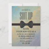 Your Service as a Groomsman招待状 招待状 (正面)