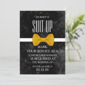 Your Service as a Groomsman招待状 招待状 (スタンド正面)