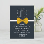 Your Service as a Groomsman招待状 招待状 (スタンド正面)