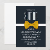 Your Service as a Groomsman招待状 招待状 (正面/裏面)