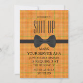 Your service as a groomsman 招待状 (正面)