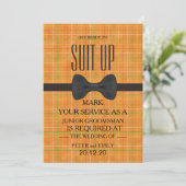 Your service as a groomsman 招待状 (スタンド正面)
