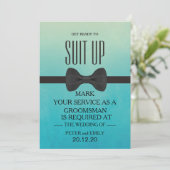 Your service as a groomsman 招待状 (スタンド正面)