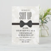 Your service as a groomsman 招待状 (スタンド正面)