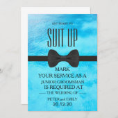 Your service as a groomsman 招待状 (正面/裏面)