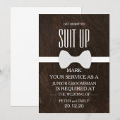 Your Service as a Groomsman Invitation 招待状 (正面/裏面)