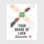 Your Share Of Luck Minimal Vinyl Sticker シール (シート)