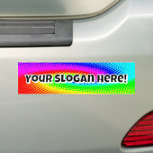Your Slogan Here! バンパーステッカー (車上)