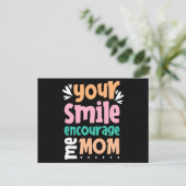 Your Smile Encourage me Mom ポストカード (スタンド正面)