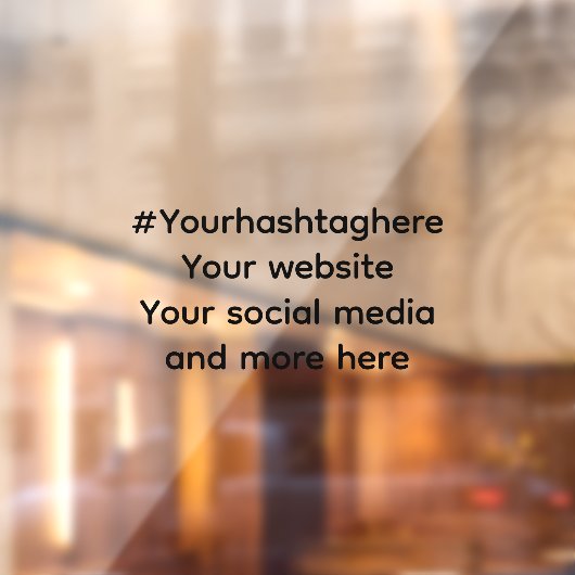 Your social media promotional ウィンドウサイン (シート2)